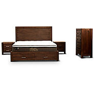 4 Piece Marinov Bedroom Set - King - Cassa Vida