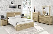 Chatsbury Acacia Timber Bedroom Package - King - Cassa Vida