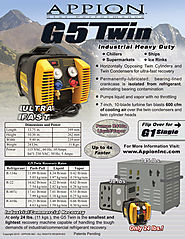 Appion G5Twin, Twin Cylinder Recovery Unit