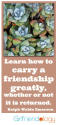 Should Friendship be Fair? / Thankful Thursday | The New Girlfriendology | Be a Better Friend | Inspiration, Girlfrie...