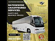 Party Bus Rentals Prices @NationwideChauffeuredServices 🚌🌟 #PartyBusRentals #PartyBusRentalsPrices