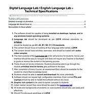 Digital Language Lab English Language Lab Technical Specifications | Pearltrees