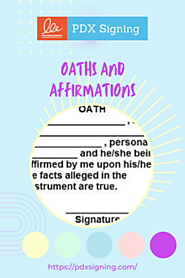 Ensuring Legality and Peace of Mind: Notary Services for Oaths and Affirmations in Portland - PDX Signing mobile nota...