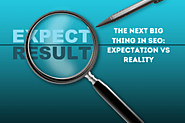 Website at https://www.digitalmarketingagency.com/blog/the-next-big-thing-in-seo-expectation-vs-reality/