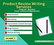 Product Review Writing Services- A team of professional writers
