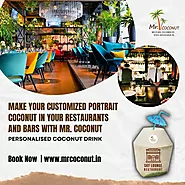 Make your Customized Portrait Coconut in your Restaurants and Bars with Mr. Coconut