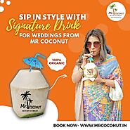 Sip in Style with Signature Drinks for Weddings from Mr. Coconut