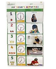 MY TAB Today's Activity Board with Dangler for Kids to Schedule their Daily Activities