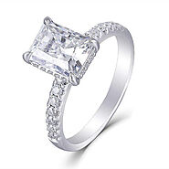 Buy Latest Engagement Moissanite Rings | DovEggs-Seattle