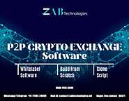 P2P Crypto Exchange Development Company