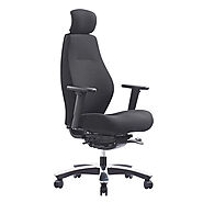 Impact Heavy Duty Multi-Shift Ergonomic Office Chair with Headrest