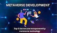 The top 5 sectors are incorporated by metaverse technology