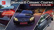 Mercedes Approved Ceramic Coating on E-class | CarEager Gurgaon