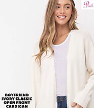 Check Out Classic Open Front Cardigan And Experience The Comfort And Style | Pink Pineapple