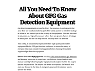 Buy High Quality Gas Detection Equipment