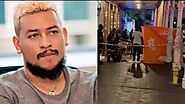 Top South African Rapper AKA Dead - famous Rapper AKA Shooting Scene outside Restaurant