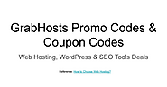 GrabHosts Coupon Codes & Promo Codes - Google Slides