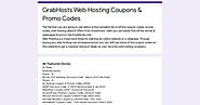 GrabHosts Web Hosting Coupons & Promo Codes