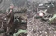 Ukrainian Soldier Video appears to show Russians beheading Ukrainian soldier