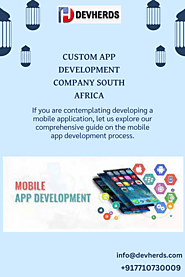 Custom app development company south africa | Devherds