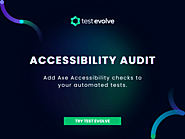 Automated accessibility testing | Test Evolve - Automated Testing Tools