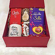 Best valentine day gift for wife india With Elegant Perfume, Keychain, Chocolates, Mug And Cards