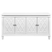 Plantation Buffet - White - Cassa Vida