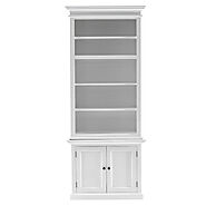 Nova Solo Halifax Solid Mahogany Single-Bay Hutch Unit