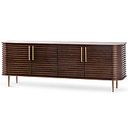 Domenic 2.2m Buffet Unit - Walnut - Cassa Vida