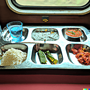 "Traveling by train? Don't miss out on the scrumptious vegetarian thalis" - Marketingolf | Food, Travel, IndianFood, ...