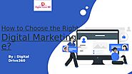How to Choose the Right Digital Marketing Course? by digitaldrive36t - Issuu