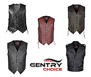Looking for a Biker style Leather Vest in Australia? | Gentry Choice