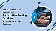 Top 10 Reasons Why Professional Penetration Testing Services Are Essential for Every Business