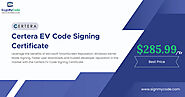 Certera EV Code Signing Certificate Solution
