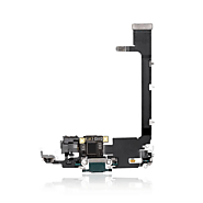 Charging Port Kabel - Ladebuchse - Ladebuchse mit Board Kompatibel für iPhone 11 Pro Max (Mittenight Grün) (Premium)