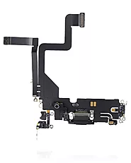 Charging Port Flex Kabel Kompatibel für iPhone 14 Pro (Premium) (Weltraum Schwarz