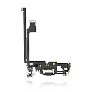 Charging Port Kabel Ladebuchse Kompatibel für iPhone 12 Pro Max (Graphite) (Premium)