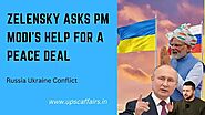 Ukraine President Zelenskyy Asks PM Modi For Political Support