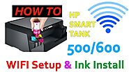 How to Setup WiFi on HP Tank 500, 600 Printer Using 123.hp.com/setup