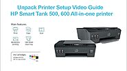 123.hp.com Printer Setup, HP Smart Tank 500, 600 Printer Connect to WiFi