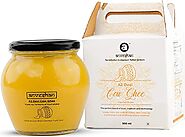 Anveshan A2 Desi Cow Ghee 500 ml/ 16.9 Oz | Glass Jar | Bilona Method | Curd-Churned | Pure, Natural & Healthy | Lab ...