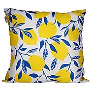 Couch Cushion with Insert - Lemons Design