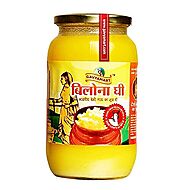 Gavyamart Ghee in Pantry 100% Pure Kankrej A2 Cow Desi Ghee Non GMO - Made Using Traditional Bilona Method Ghee 1 Lit...