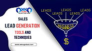 Sales Lead Generation: Tools and Techniques to Power Up Your Pipeline