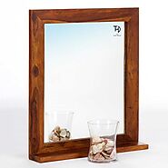 Latin Mirror Frame honey - Buy Mirror online | The Home Dekor