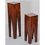 Latin end table for living room furniture at best price | The Home Dekor