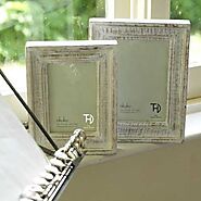 Rustic Photo Frame Set 2 pcs for living room furniture | The Home Dekor