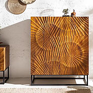 Wave Cabinet-The Home Dekor