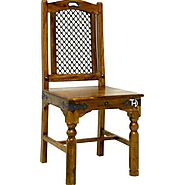 Solid Sheesham Wood Vintage Jali Chair