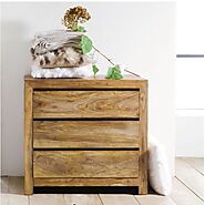 Solid Wood Harry 3 Drawer Chest